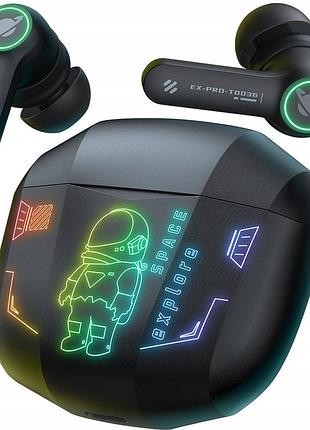 Безпровідні bluetooth навушники onikuma t36 space з rgb-підсвіткою