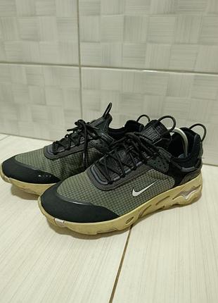 Кросівки nike react vision чорні/хакі чоловічі