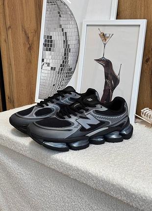 Стильные кроссовки new balance 2000 silver black