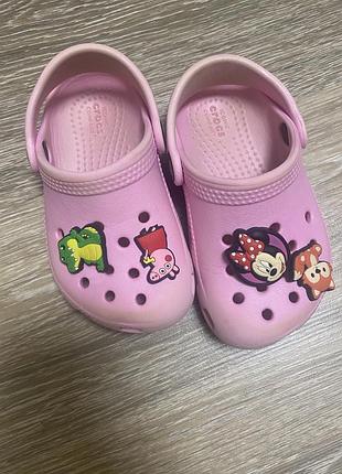 Крокси для дівчинки оригінал crocs