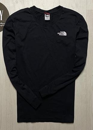 Мужской черный лонгслив the north face, размер m