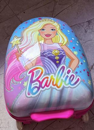 🎀🧳 дитяча валіза barbie на колесах 🧳🎀