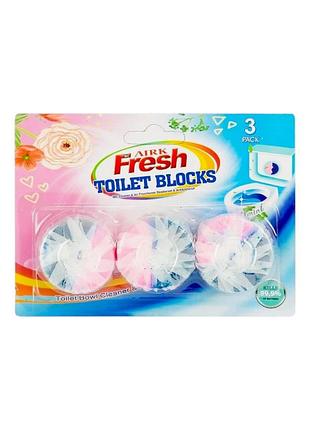 Таблетки для унітаза airk fresh toilet blocks 3 шт 5835