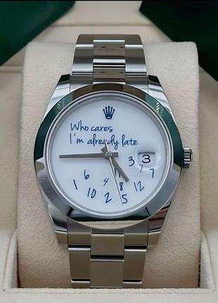 Механичкские часы rolex “who cares” экскзлюзив на подарок