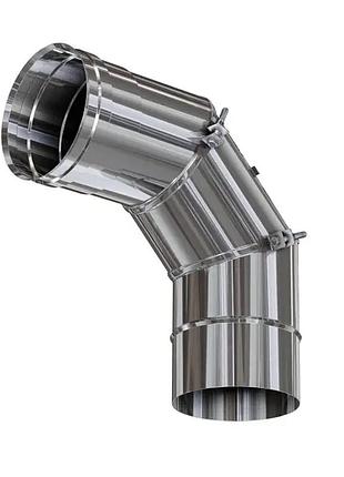 Коліно versia-lux поворотне 0-90 ф200 (0,5 мм)