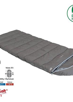 Спальный мешок high peak dundee 4/+4°c grey/light grey left (21238)