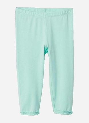 Лосини капрі-бриджі для дівчинки h&m 0379360-038 116 см (5-6 years) бірюза