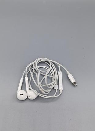 Оригінальні навушники earpods lighting apple модель а1748