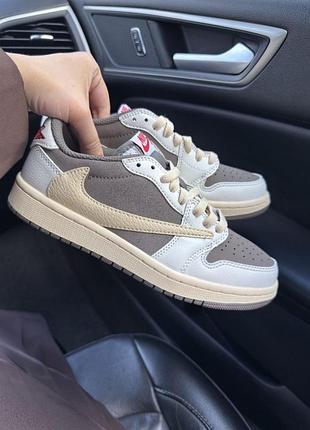 Nike air jordan 1 travis scott reserve mocha