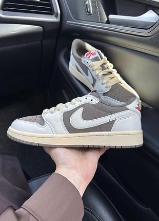 Travis Scott × Nike Air Jordan 1 25㎝ Nike air jordan 1 travis scott reserve mocha — купить в Украине