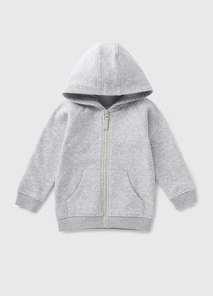 Утепленная кофта худи на замке matalan