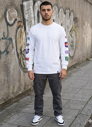 Лонгслив\кофта huf graffiti sleeves longsleeve