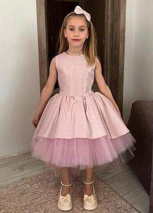 Нарядное платье 🌸 рожева сукня 🩷