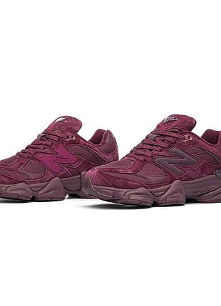 Стильные женские кроссовки new balance 9060 bugrundy