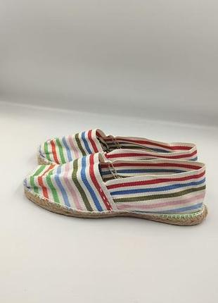 🥿 cousu main striped espadrilles — оригінальні брендові еспадрильї іспанія 39 розмір