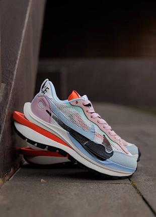 Nike x sacai vaporwaffle sport pink orange