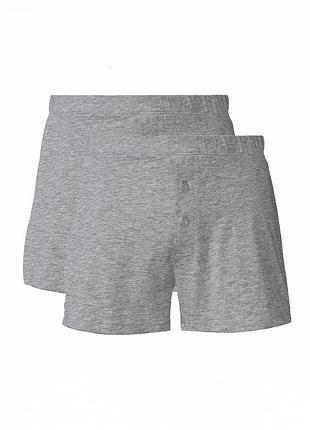 Трусы-шорты 2 шт. для мужчины livergy lidl 417608 xl серый