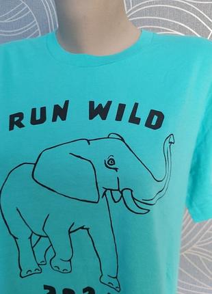 Хлопок 100% 🐘 🐘 🐘 слоник новая классная удлинённая футболка 🐘 🐘 🐘