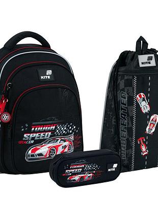 Школьный набор kite education speed racer set_k26-763s-2 (рюкзак, пенал, сумка)