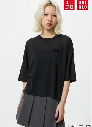 Футболка с графикой babymonster ut uniqlo