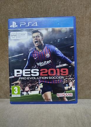 Гра для ps4 ps5 pro evolution soccer 2019 (pes 2019)