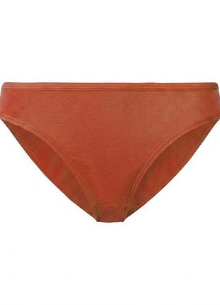 Трусики-слип хлопковые однотонные для женщины dim lycra® d05dw s коралловый