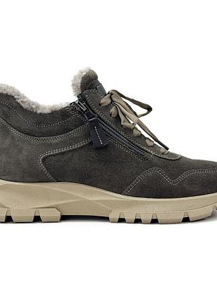 Жіночі черевики vilansi v8843 brown velour 40 розмір