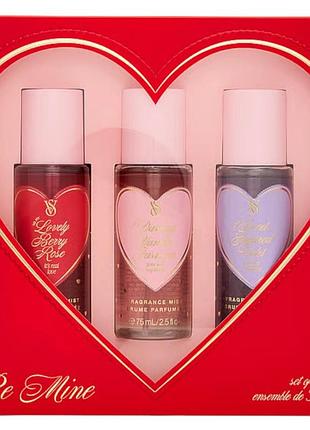 Подарунковий набір парфумованих спреїв victoria's secret be mine mini fragrance gift mist set