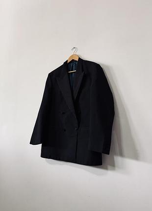Двоборотний оверсайз шерстяний піджак marks&spencer🌿