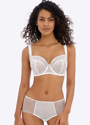 🌟 неймовірний білосніжний бюстгальтер freya signature balcony bra — розкіш та ідеальна підтримка для пишних грудей! 🔥 розмір 80j / 95i / 36g 👑