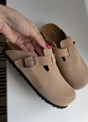Birkenstock / клоги / сабо біркенсток бежеві /