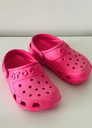 Крокси crocs оригінал рожеві с8