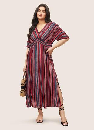 Летнее макси платье из вискозы bloomchic большого размера