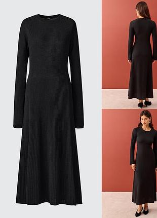 Сукня максі з вовни uniqlo