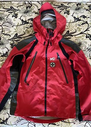 Трекінгова куртка millet gore-tex xcr, мембранна вітровка (розмір l) з дефектами