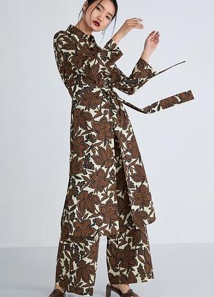 Сукня туніка zara з поясом