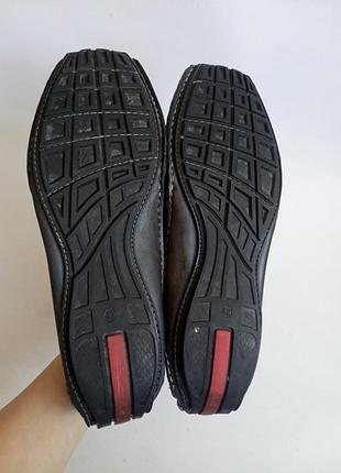 Кожаные мокасины prada 5