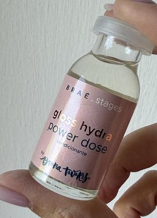 Ампули для відновлення волосся braé stages gloss hydra power dose by bruna tavares