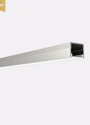 Led-профіль накладний 2,5 метра анодований для освітлення ціна за 1м відвантаження кратно 2,5м sku_bs1613_2,5