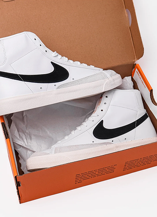 Оригинальные мужские кеды nike blazer mid 77 vntg bq6806-100 кроссовкий новый стан с сша