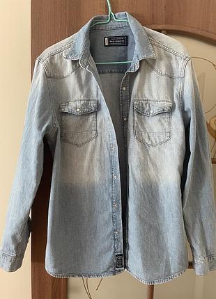 Джинсова сорочка mavi jeans co., 100% бавовна, l