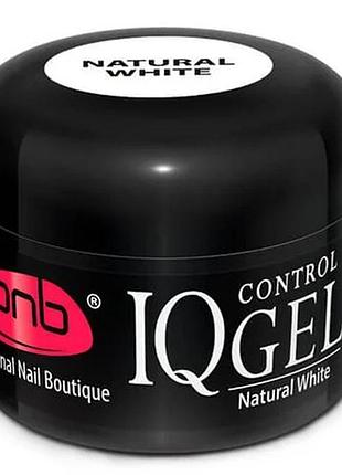 Гель для наращивания pnb iq control gel crystal 50ml