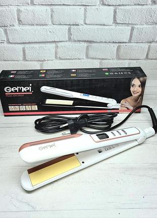 Утюжок плойка для выпрямления волос gemei gm-2903t