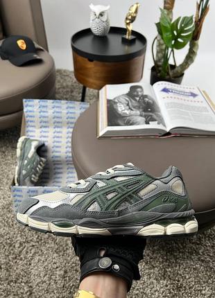 Чоловічі кросівки asics gel-nyc beige grey green