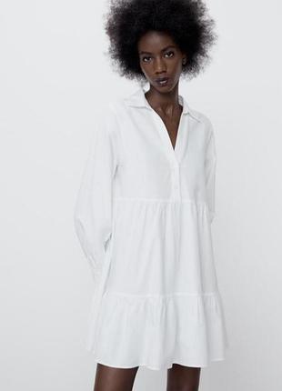 Красива ярусна сукня zara