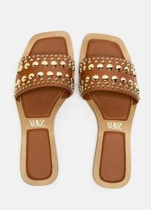Шлепанцы шлепки босоножки zara