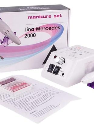 Апарат для манікюра фрезер mercedes 2000 white