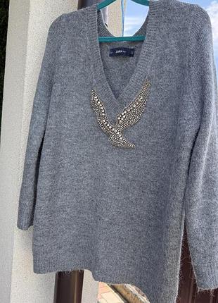 Тепла кофта zara 4