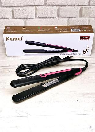 Утюжок плойка для выпрямления волос kemei km-2119