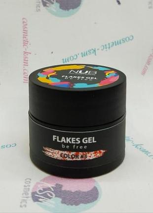 Гель для дизайна nub pailnt gel 5 мл (краска) №3